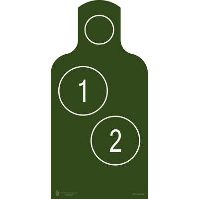 Action Target US Air Force Combat Arms Training Course Target