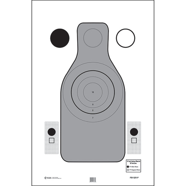 Action Target FBI Q20 Paper Targets — Pelican Supply