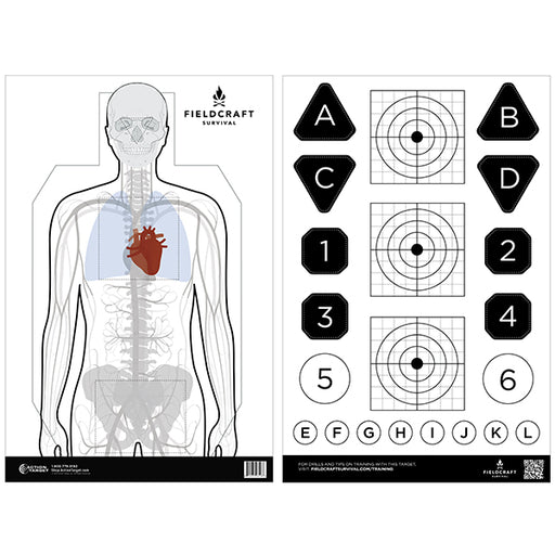 Action Target Fieldcraft Survival Double Sided Training Target