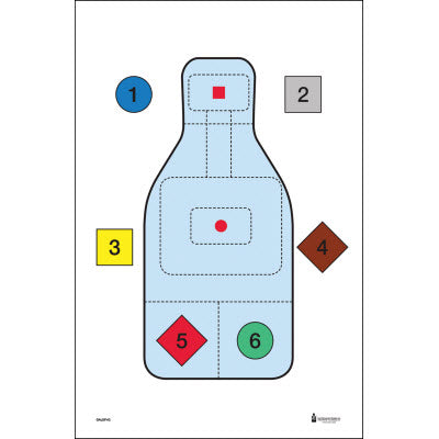 Action Target Georgia Assn. of Law Enforcement Firearms Instructors (GALEFI) Target