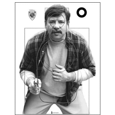 Action Target IALEFI Black and White Photo Q Target (Version A)