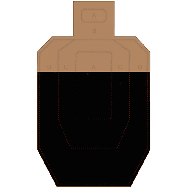 Action Target Hard Cover IPSC Cardboard Target (Version 4)