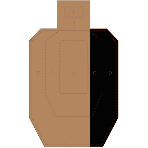 Action Target Hard Cover IPSC Cardboard Target (Version 6)
