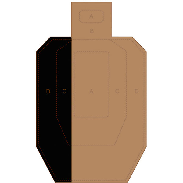 Action Target Hard Cover IPSC Cardboard Target (Version 7)