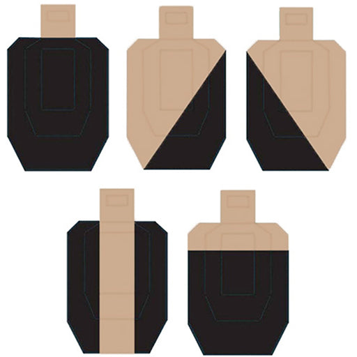 Action Target Hard Cover IPSC Cardboard Target (Variety Pack)