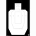 Action Target High Visibility IPSC/USPSA Paper Target - ALL WEATHER RESISTANT TARGET ON HEAVY PAPER