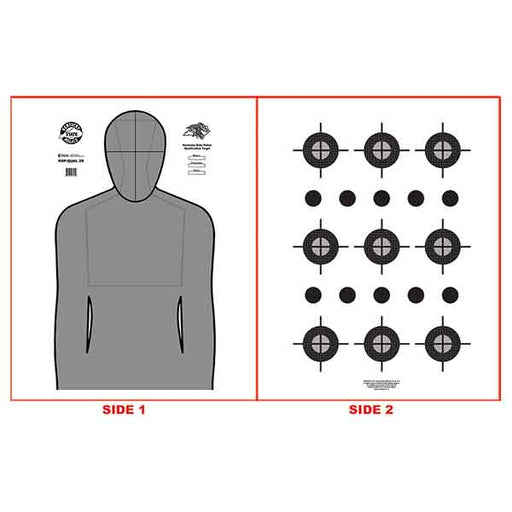 Action Target Kentucky State Police 2 sided target