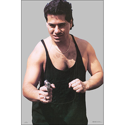 Action Target Man in Tank Top w/ Gun Split Second Target