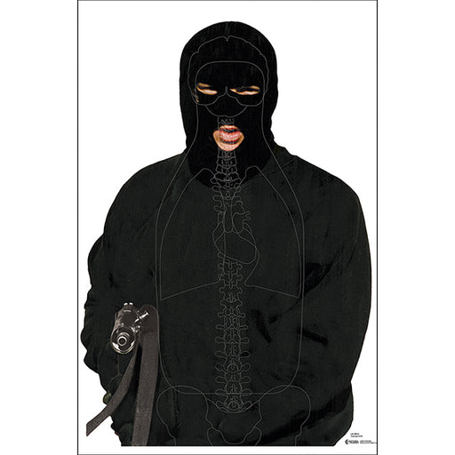 Action Target Masked Man w/ Tech 9 Vital Anatomy Split Second Target Version 2