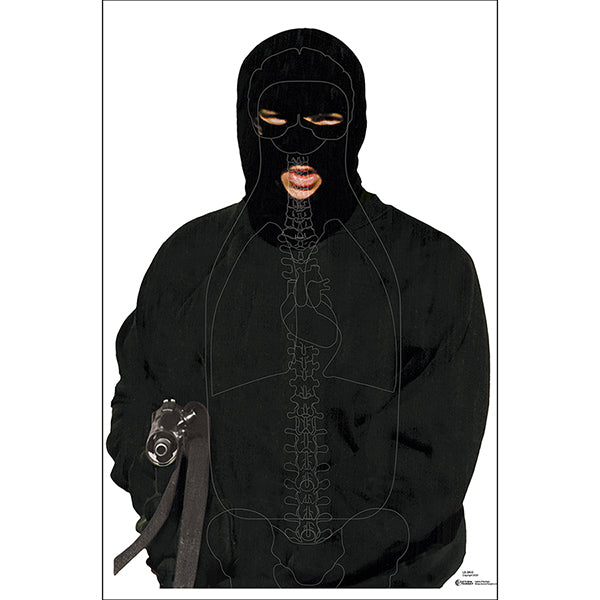 Action Target Masked Man w/ Tech 9 Vital Anatomy Split Second Target Version 2