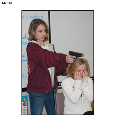 Action Target Female Teenager w/ Hostage Split Second Target