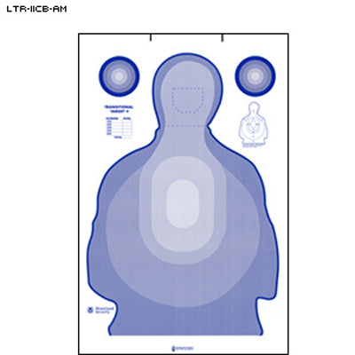 Action Target Federal Air Marshal Service Transitional Cardboard Target