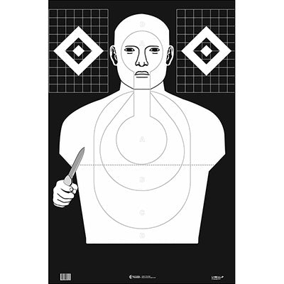 Action Target Low Light Hostile Paper Qualification Target