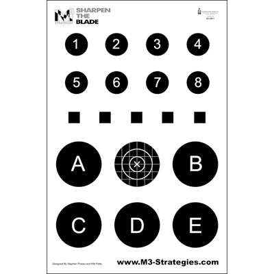 Action Target M3 Strategies Multi-Purpose Training Target (Version 1)