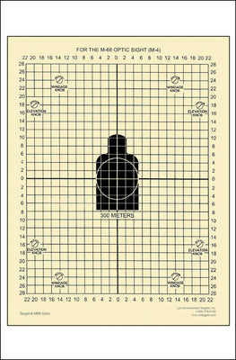 Action Target M68 Optic Training Target