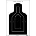 Action Target US Dept. of Defense M9 25-Meter E-Type Silhouette Target