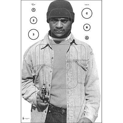 Action Target Missouri POST Qualification Target (Version 4B)