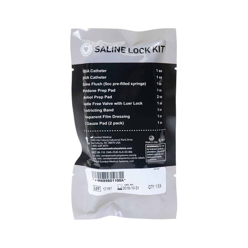 SAFEGUARD MEDICAL MOJO Saline Lock Kit -Case of 10-