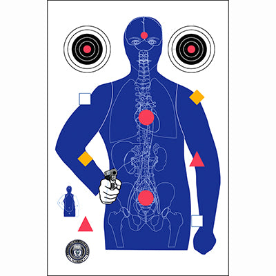 Action Target Naples PD Modified B-21E Target