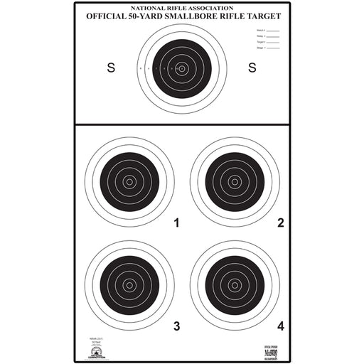 ACTION TARGET NRA Small Bore Rifle 50yd Target A-23-5