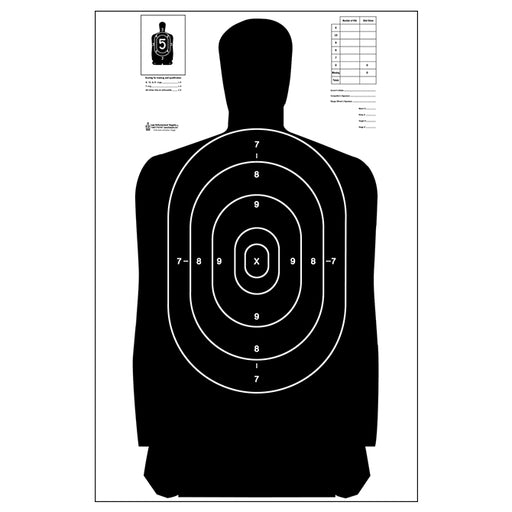 ACTION TARGET NRA B-27 Silhouette Target B-27S