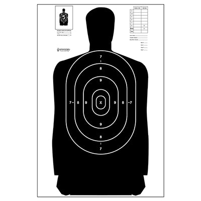 Action Target Official NRA B-27 Silhouette Target (B-27S)