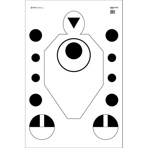 Action Target Orlando (FL) PD Training Division Qualification Target (Version 2)