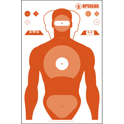 Action Target OpsGear Red Training Silhouette