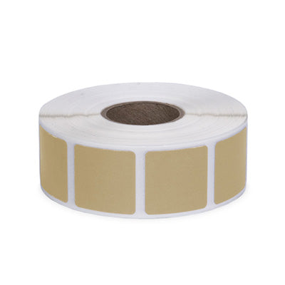 Action Target Roll of 1000 7/8" Square Target Pasters (Buff)
