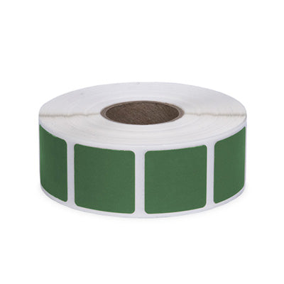 Action Target Roll of 1000 7/8" Square Target Pasters (Green)