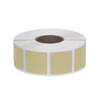 Action Target Roll of 1000 7/8" Square Target Pasters (Ivory)