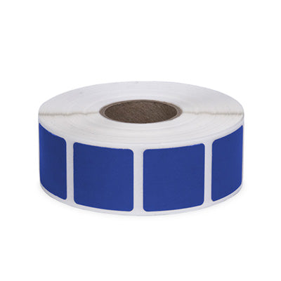 Action Target Roll of 1000 7/8" Square Target Pasters (Dark Blue)