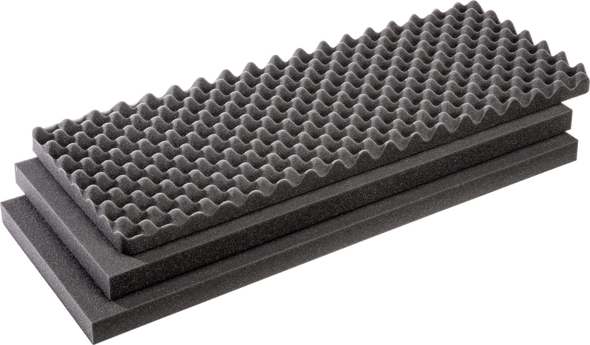 PELICAN PRODUCTS 1701FS,3-PC,FOAM SET w/CONVOLUTE