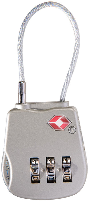 PELICAN PRODUCTS 1506TSA,CABLE PADLOCK,TSA