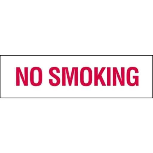 LABELMASTER No Smoking Marking, Vinyl, 21" x 6"