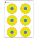 Action Target High Visibility Fluorescent 6 Bull's-Eye Target