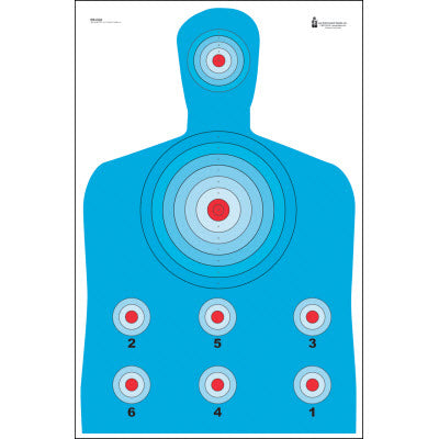 Action Target High Visibility Fluorescent Modified B-27 Target