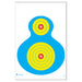 Action Target High Visibility Fluorescent Silhouette Target