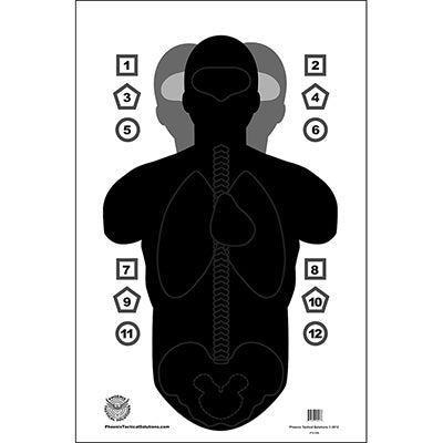 Action Target Phoenix Tactical Solutions Training Target #2