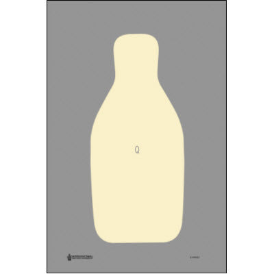 Action Target Standard FBI/DEA Q Target on Manila Target Paper