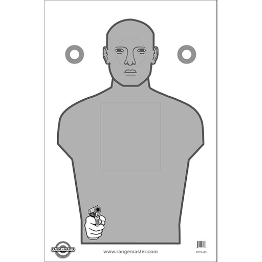 Action Target Rangemaster Firearms Training Services Target #3