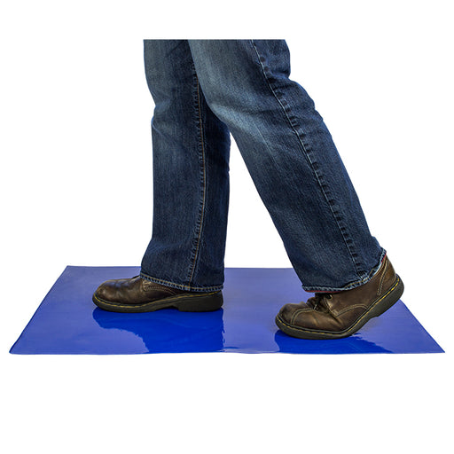 ACTION TARGET Shooting Range Sticky Mat 24"x36" Blue