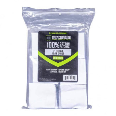 Action Target 3" Cotton Patches 300pcs / Pack with Plastic Tray