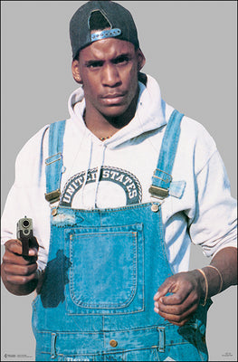 Action Target Man in Overalls w/ Gun Split Second Target