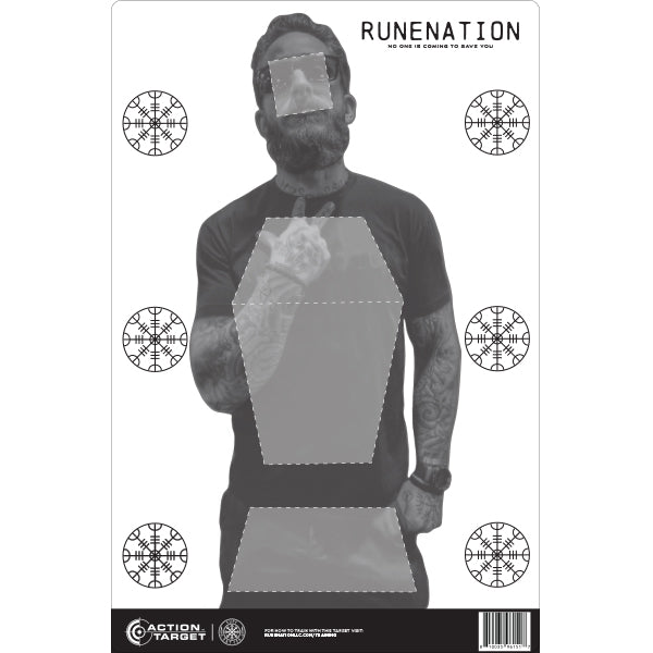 Action Target Rune Nation Paper Target