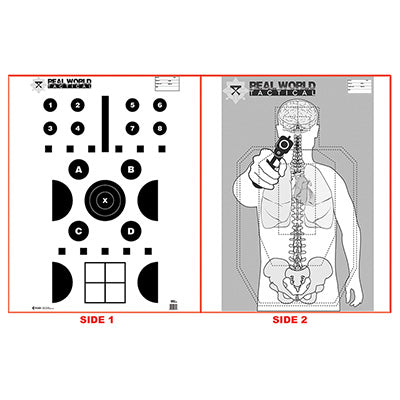 Action Target Real World Tactical Two-Sided Target