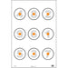 ACTION TARGET Basic Skill Builder 9 Numbrd 6" Circles