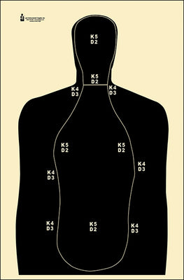 Action Target South Carolina Criminal Justice Academy Modified B-21 Target