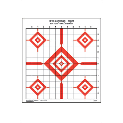 Action Target Advanced Rifle Sighting Target