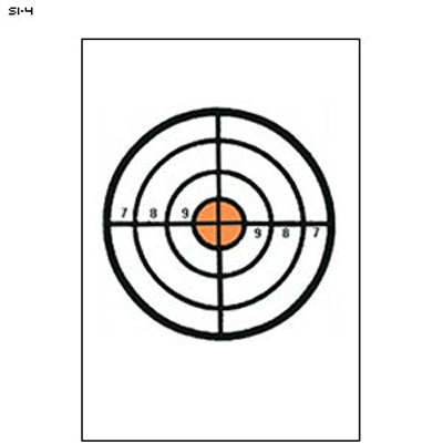Action Target Bull's-Eye Target w/ Orange Center